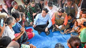 Harapan Korban Erupsi Gunung Lewotobi Laki-laki usai Dikunjungi Wapres Gibran