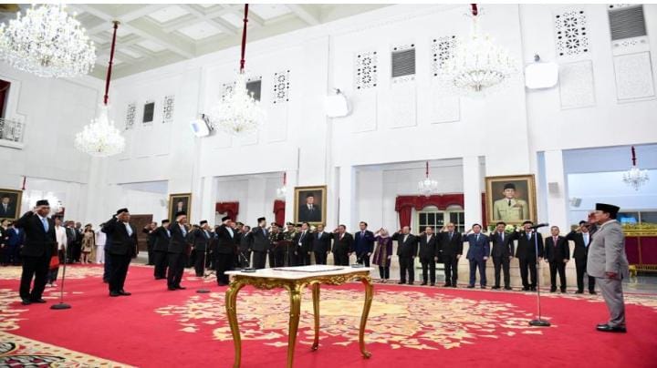 Prabowo Subianto Lantik Dewan Pertahanan Nasional, Saksikan Sumpah Janji Pimpinan hingga Dewas KPK