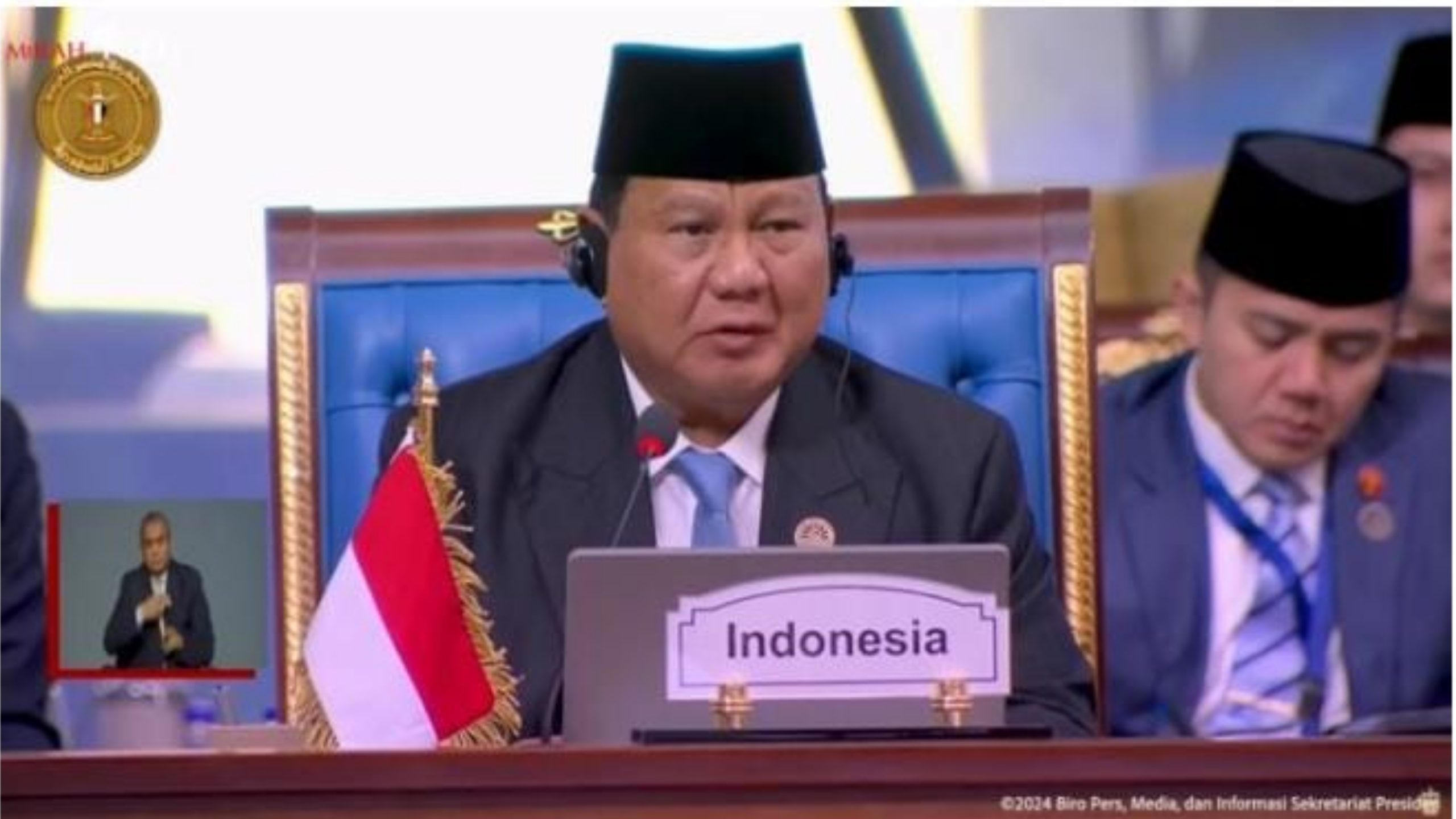 Prabowo Subianto Kritik Strategi Devide Et Impera di Forum KTT D-8
