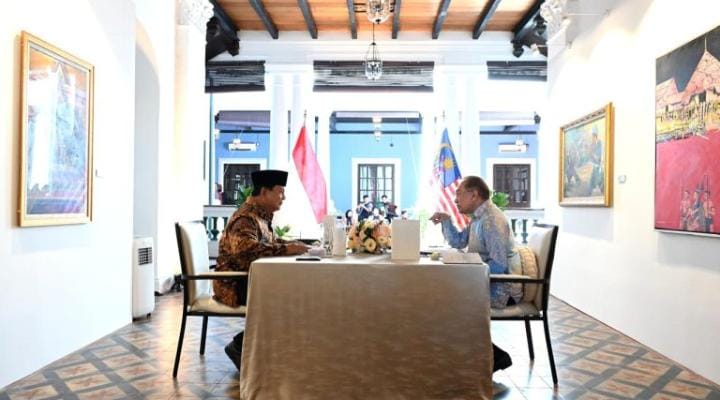 Prabowo Subianto Sambangi PM Anwar Ibrahim ke Malaysia, Bahas Apa?